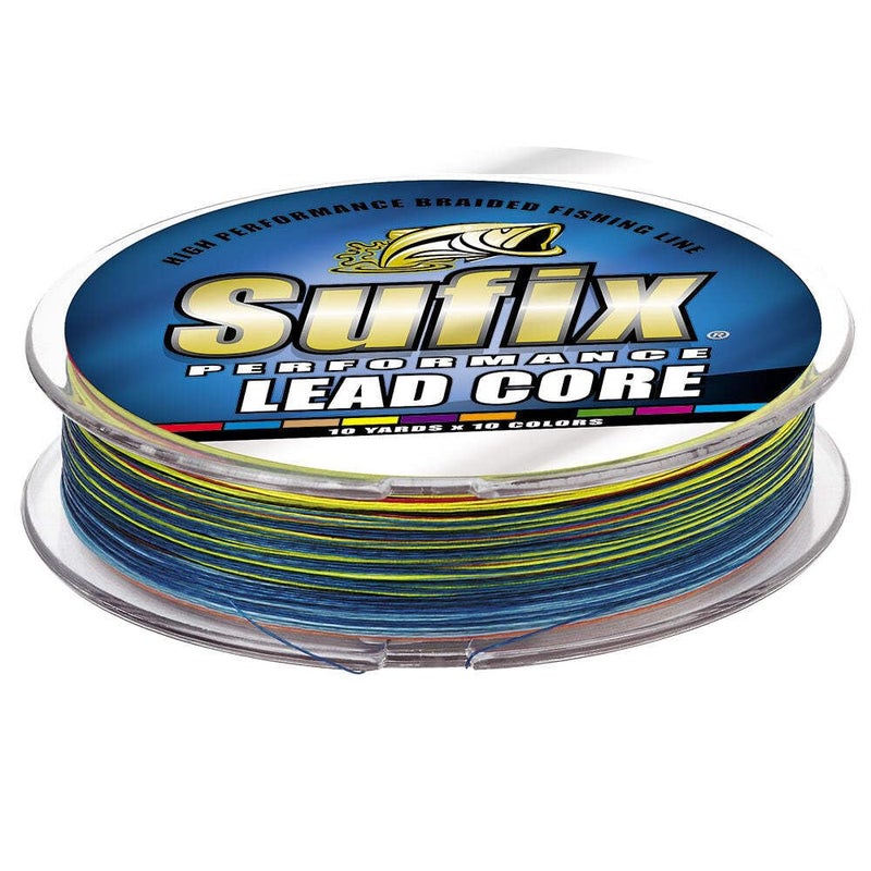 Sufix Performance Lead Core 100 Yards Metered Fishing Line (15-Pounds), multi, one size (668-115MC)